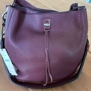 Beautiful New with tags Rebecca Minkoff Darren shoulder bag. Bordeaux color.